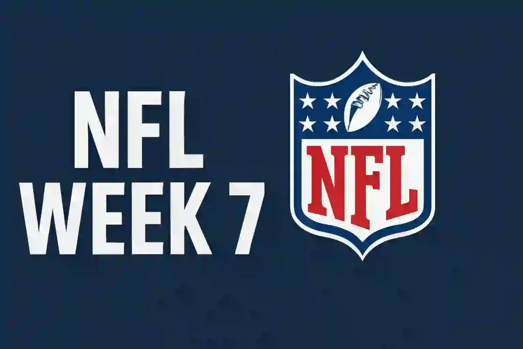 NFL WEEK 7 SCHEDULE