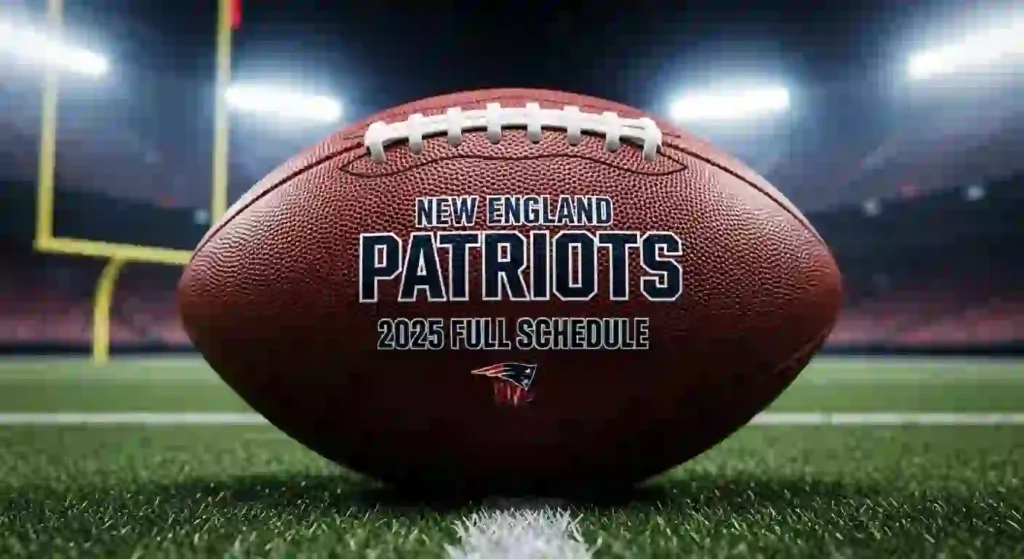 New England Patriots 2025 Full Schedule