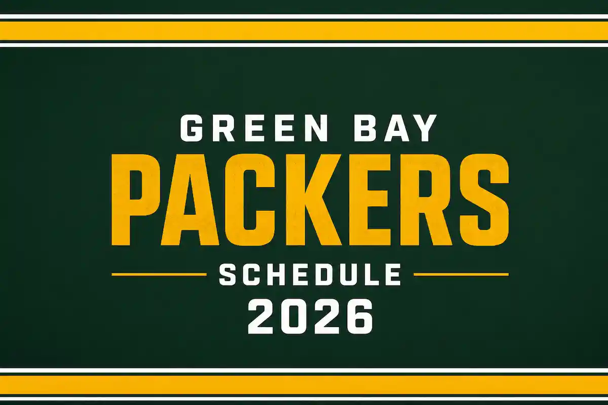 Green Bay Packers Schedule 2026