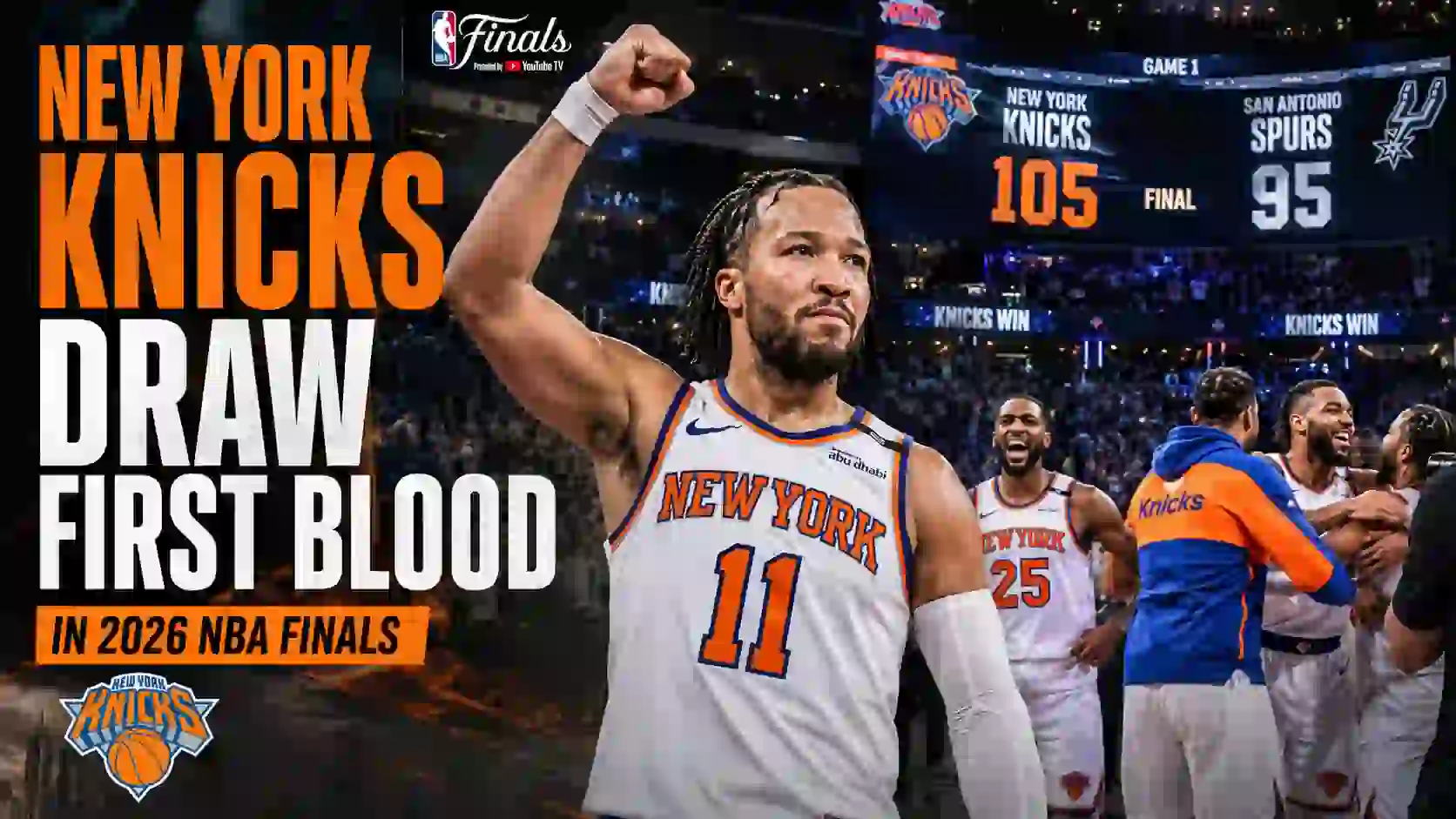 New York Knicks Draw First Blood in 2026 NBA Finals