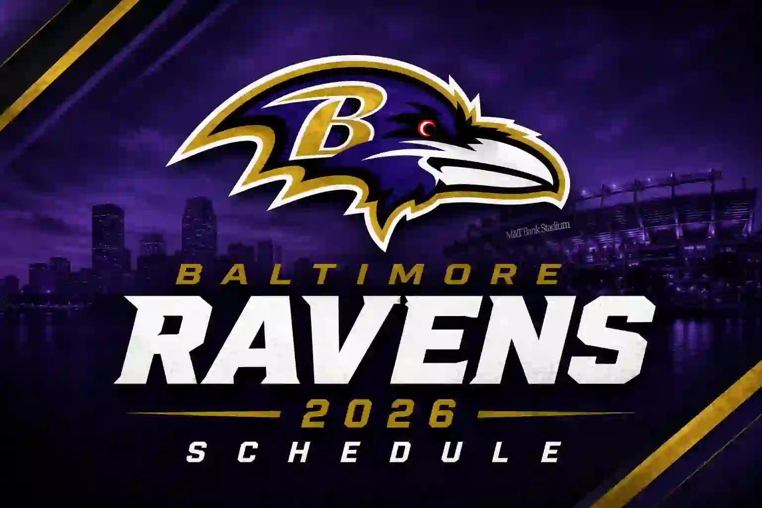 Baltimore Ravens 2026 Schedule