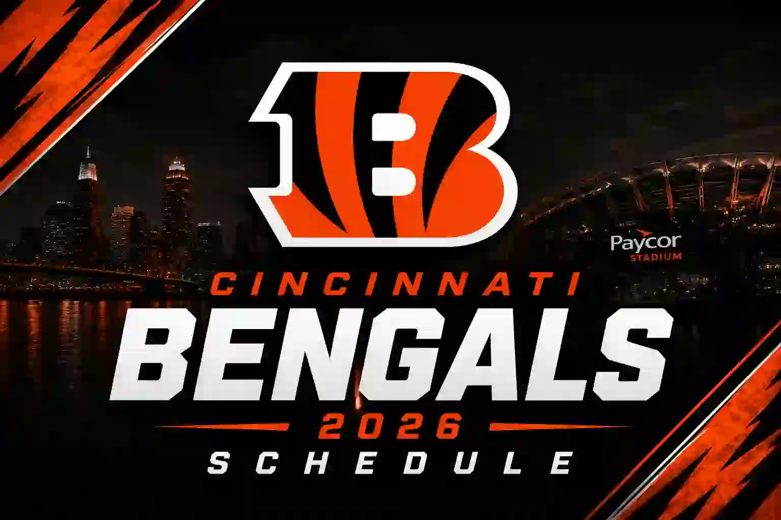 Cincinnati Bengals 2026 Schedule