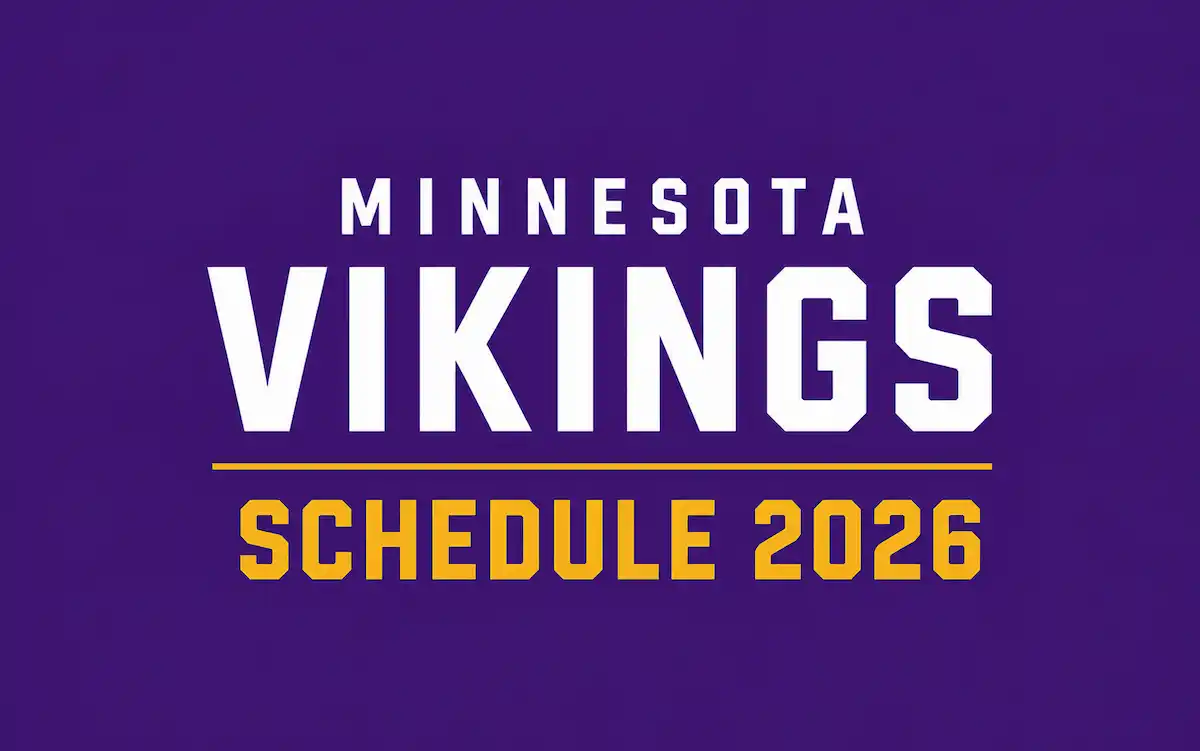 Minnesota Vikings 2026 Full Schedule