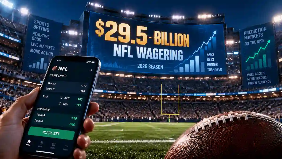 NFL Betting Boom Stalls: AGA Reveals $29.5B Forecast