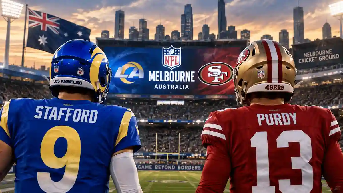 Exciting NFL Australia Game: Rams vs 49ers at MCG